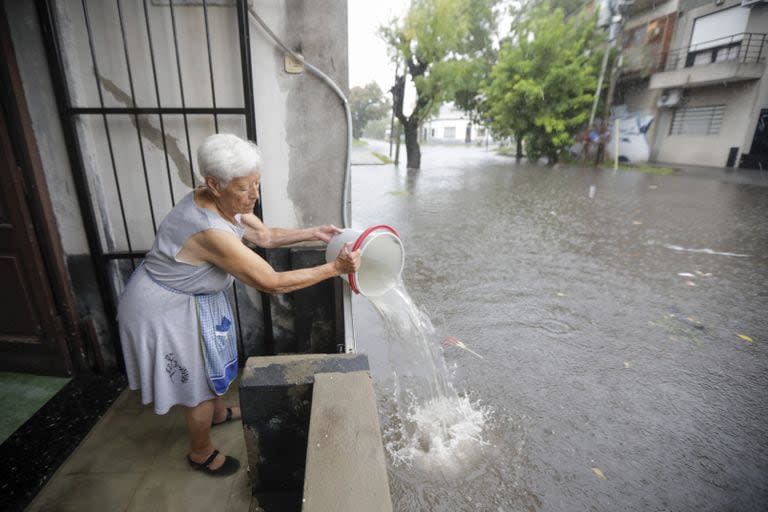 Lola, de 91 años, una de las vecinas de San Justo