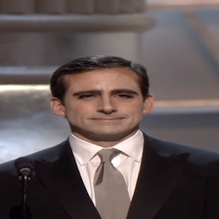 Closeup of Steve Carell