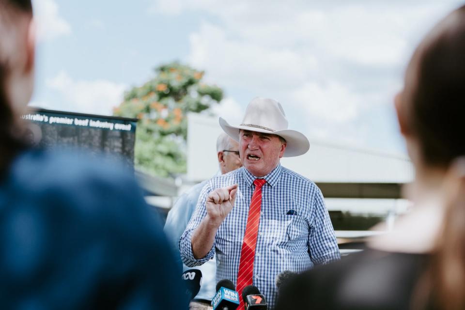 Barnaby Joyce: to Liberal voters ‘what Roundup was to weeds’. Phat Nguyen/AAP