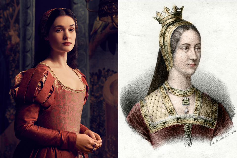 <p>One fresh face in season two of the series is Henry VIII's younger sister, Princess Mary. <a href="https://www.townandcountrymag.com/leisure/arts-and-culture/a33996480/spanish-princess-season-2-cast-photos/" rel="nofollow noopener" target="_blank" data-ylk="slk:Per co-shorunner Matthew Graham,;elm:context_link;itc:0;sec:content-canvas" class="link ">Per co-shorunner Matthew Graham,</a> it's been said "that she could be giddy in seven languages."</p><p>"It's a lovely insight," he says. "She's seemingly a little bit ditsy and a little bit of a party girl and a bit of an "it" girl, but actually she's incredibly smart and incredibly clever."</p>