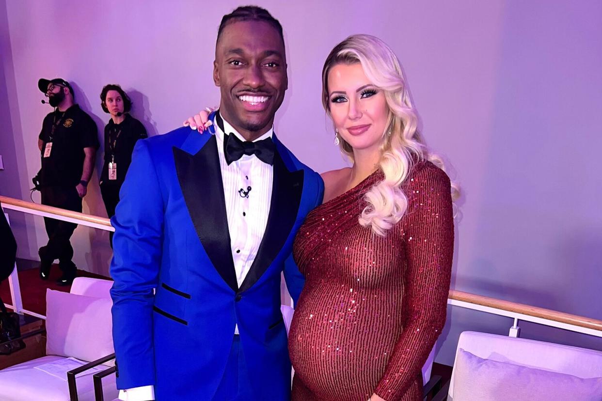 Pregnant Grete Griffin Is 'Excited' to Welcome Baby as Shines Beside Robert Griffin III at Heisman Ceremony