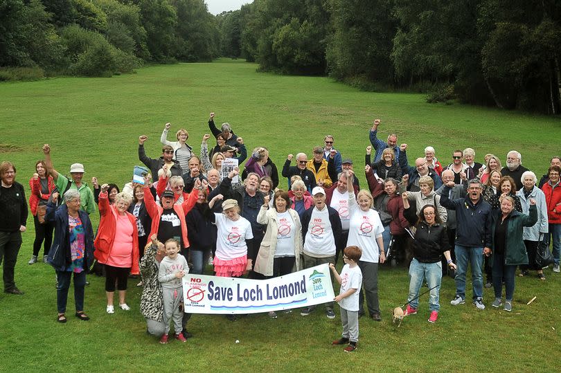 Save Loch Lomond Rally against Flamingo Land