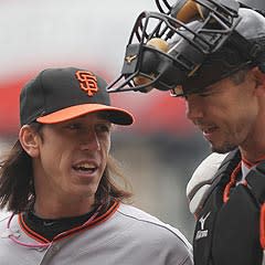 Tim Lincecum's velocity might be down, but the ace of the Giants' staff is as good as ever