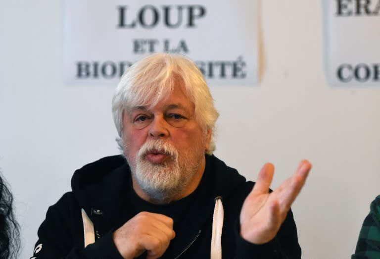 El líder de la asociación ecologista Sea Shepherd Conservation Society Paul Watson, el 16 de enero de 2016 en la ciudad francesa de Lyon (Philippe Desmazes)