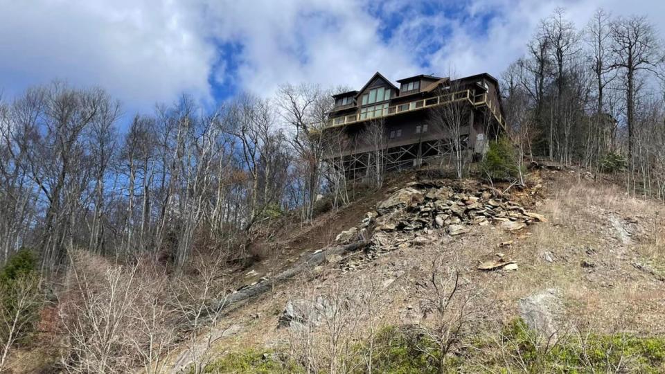 Thursday's storms caused a rockslide on US Highway 321 that forced NCDOT to close the road indefinitely.