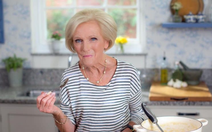 <i>Mary Berry has angered fans with her unusual bolognese recipe [Photo: BBC]</i>