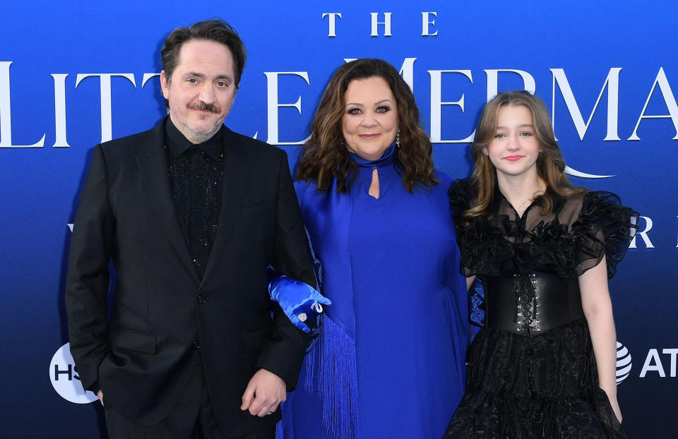 Ben Falcone, Vivian, and Melissa McCarthy (Valerie Macon / AFP - Getty Images)