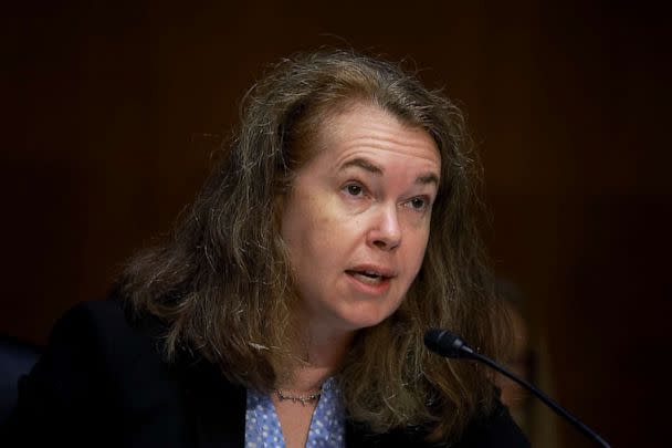 PHOTO: Dawn O'Connell, Assistant Secretary for Preparedness and Response, United States Department of Health and Human Services speaks during the COVID Federal Response Hearing on Capitol Hill, June 16, 2022. (Joe Raedle/Getty Images, FILE)