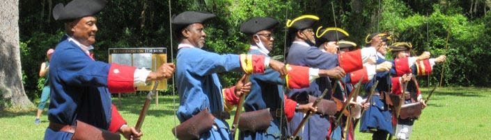 Local history is brought to life with the Militia Muster at Fort Mose on Saturday.