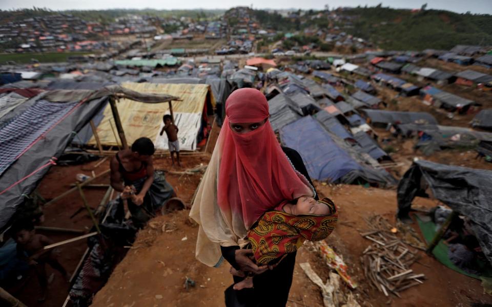 About one million Rohingya refugees live in cramped camps in Bangladesh - Cathal McNaughton/Reuters