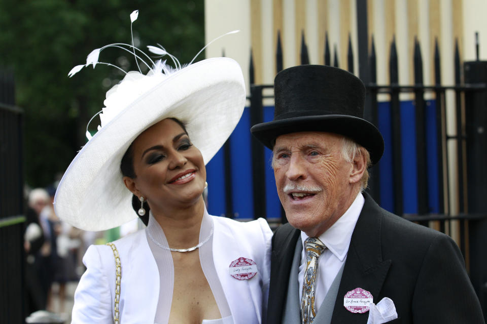 Sir Bruce with his wife, Lady Wilnelia.