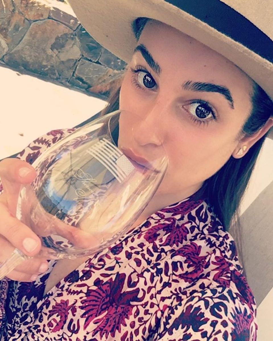 Lea Michele is a wino