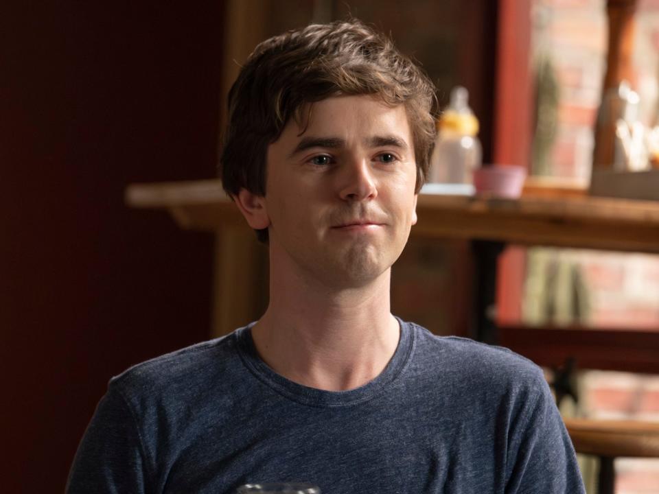 Freddie Highmore in "The Good Doctor" season seven.