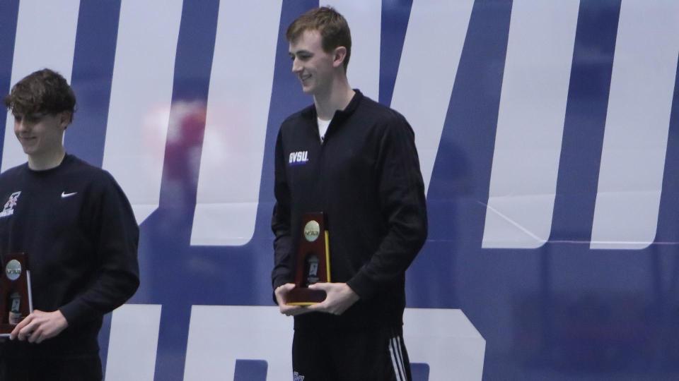 GVSU's Eric Hieber won the NCAA title in the 1,650 freestyle.