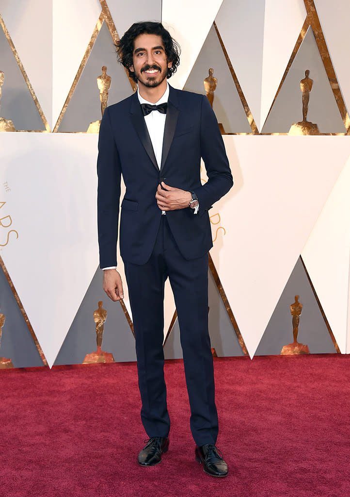 Dev Patel attends the 88th Annual Academy Awards at the Dolby Theatre on February 28, 2016, in Hollywood, California.