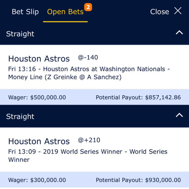 Mattress Mack Wagers Huge Bet On Houston Astros In Lake Charles