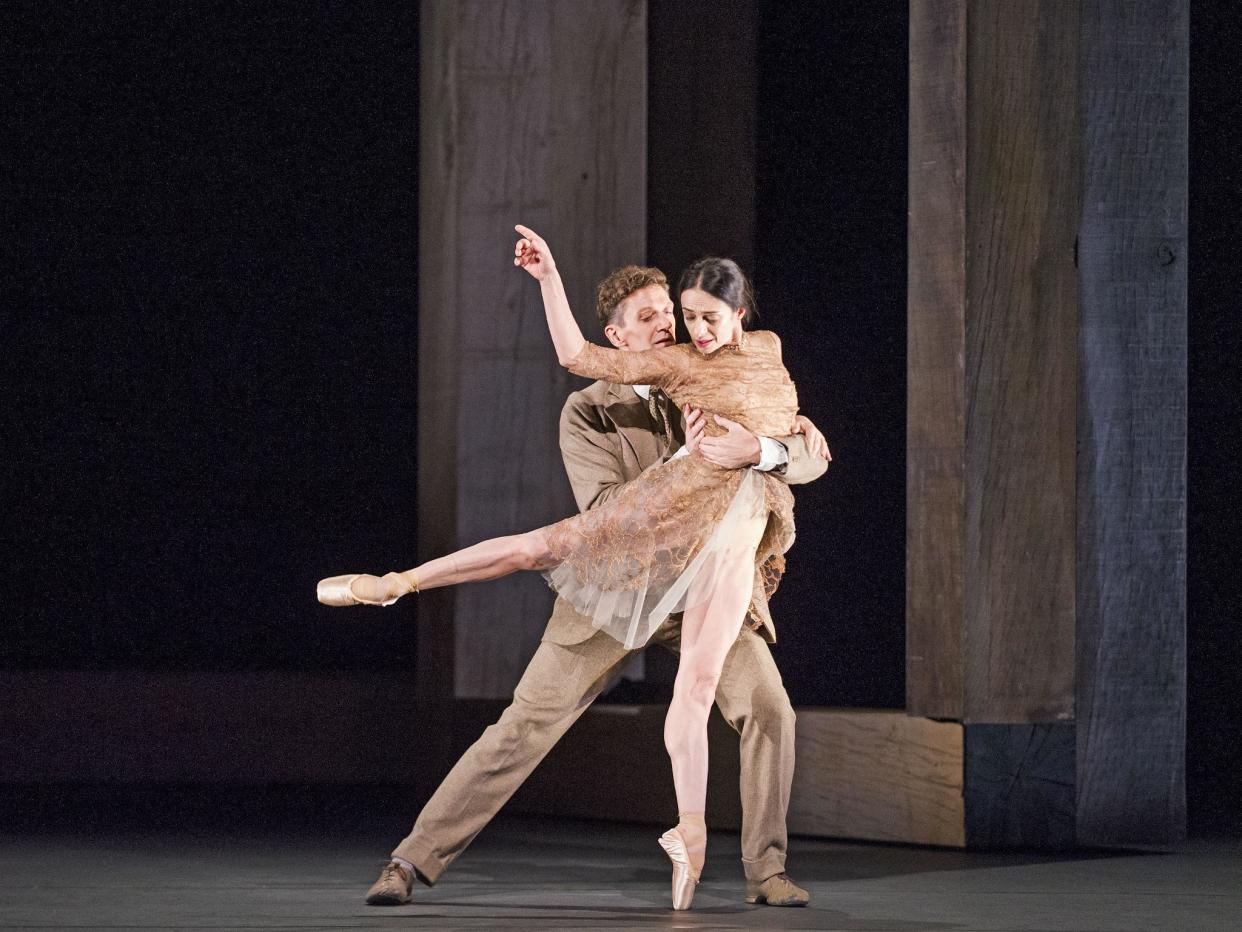 Gary Avis and Alessandra Ferri perform in Wayne McGregor's 'Woolf Works' at the ROH: ROH/Tristram Kenton