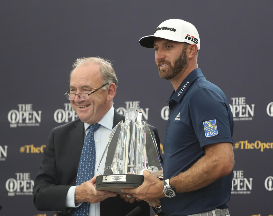 Dustin Johnson, Peter Dawson