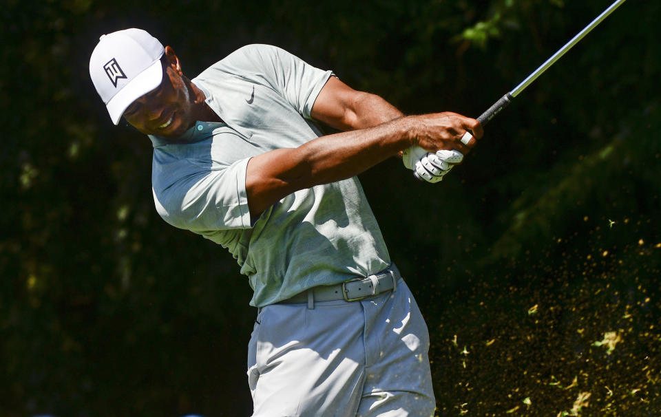 Tiger Woods will have to fend off Justin Rose, Rory McIlroy and more for his first PGA Tour win since 2013. (AP Photo)