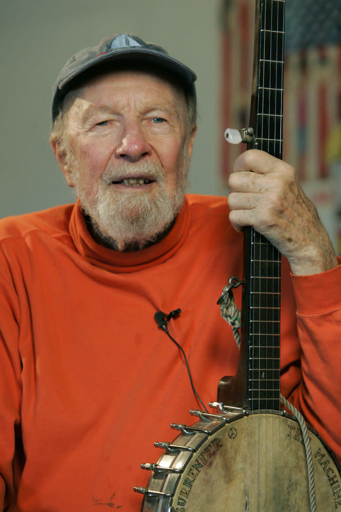 The American troubadour, folk singer and activist Seeger died Jan. 27, 2014, at age 94.
