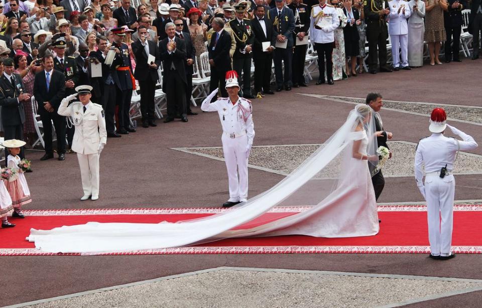 Vestido de novia de Charlene de Mónaco