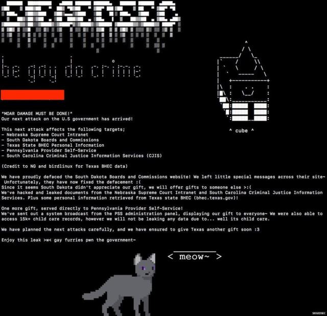 Data Breach Credit Claimed by 'Gay Furry Hacker' Group Demanding