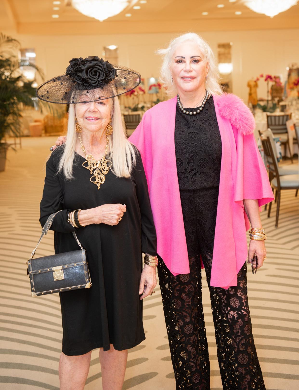 Arlette Gordon and Cathy Jacobson at the Luncheon and Opera Interlude in March 2023 at The Four Seasons. The Opera Guild will honor Gordon at a gala March 20 at The Beach Club.