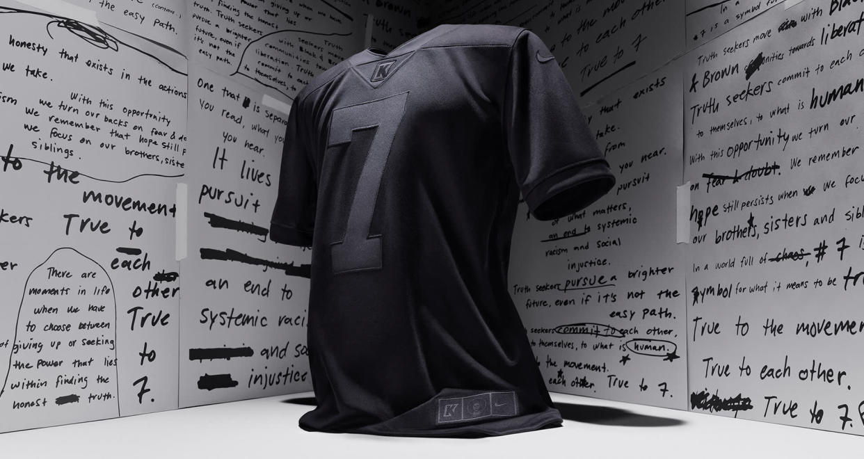 Nike's Colin Kaepernick black jersey. Icon Jersey 2.0. / Foto: Nike