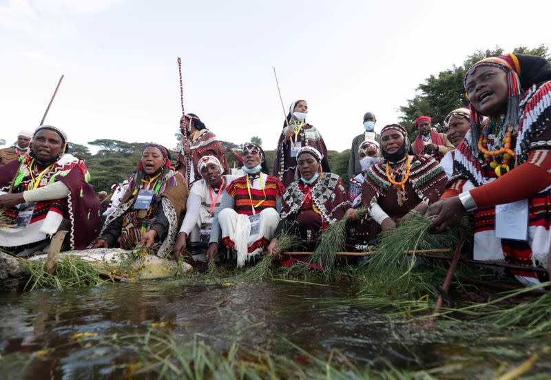 Festival of Oromo people in Bishoftu