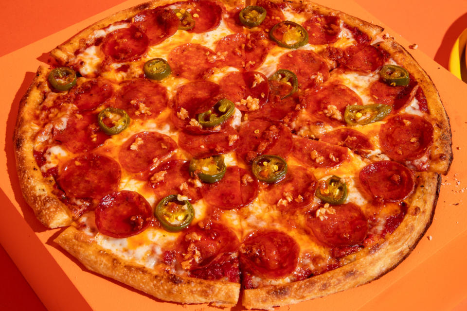 Blaze Pizza <strong>Spicy Pepperoni Pizza</strong>