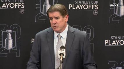 Mika Zibanejad and Peter Laviolette talk crucial special teams as Rangers take 2-0 series lead vs Caps