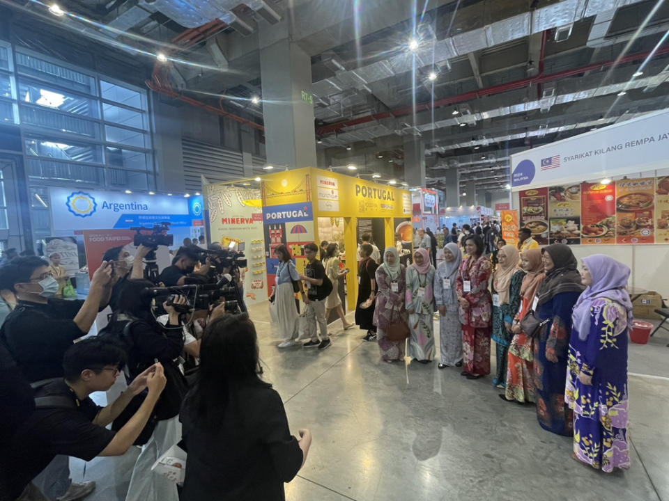 馬來西亞12家廠商及3政府單位參與台北國際食品展，成為會場焦點。（圖／參展單位提供）