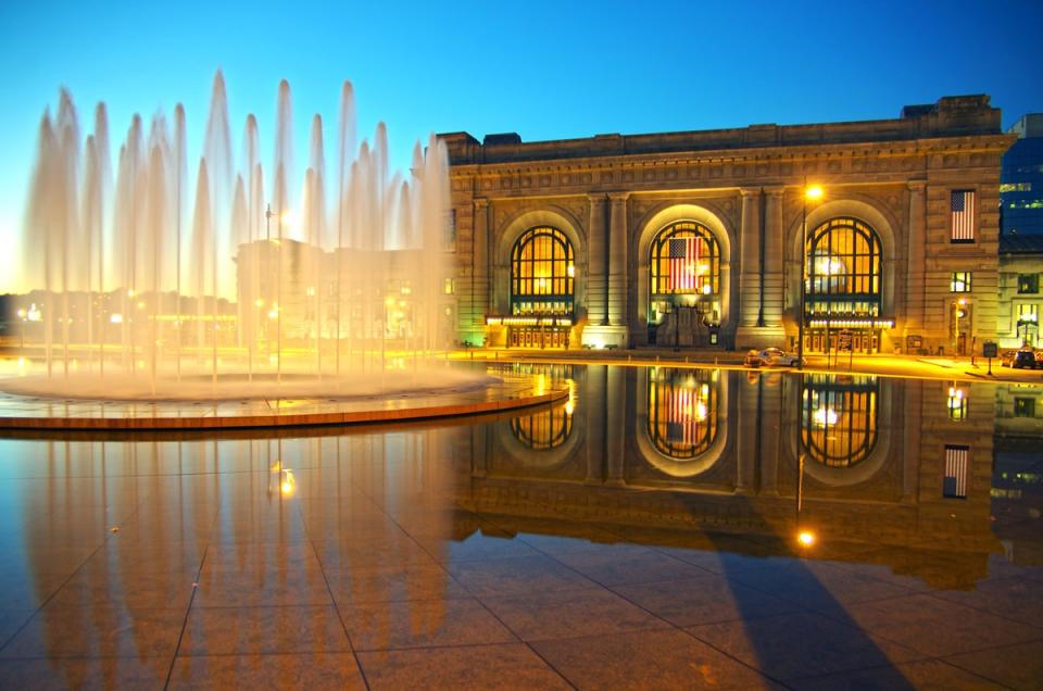 The fountain outside Union Station (Getty Images)