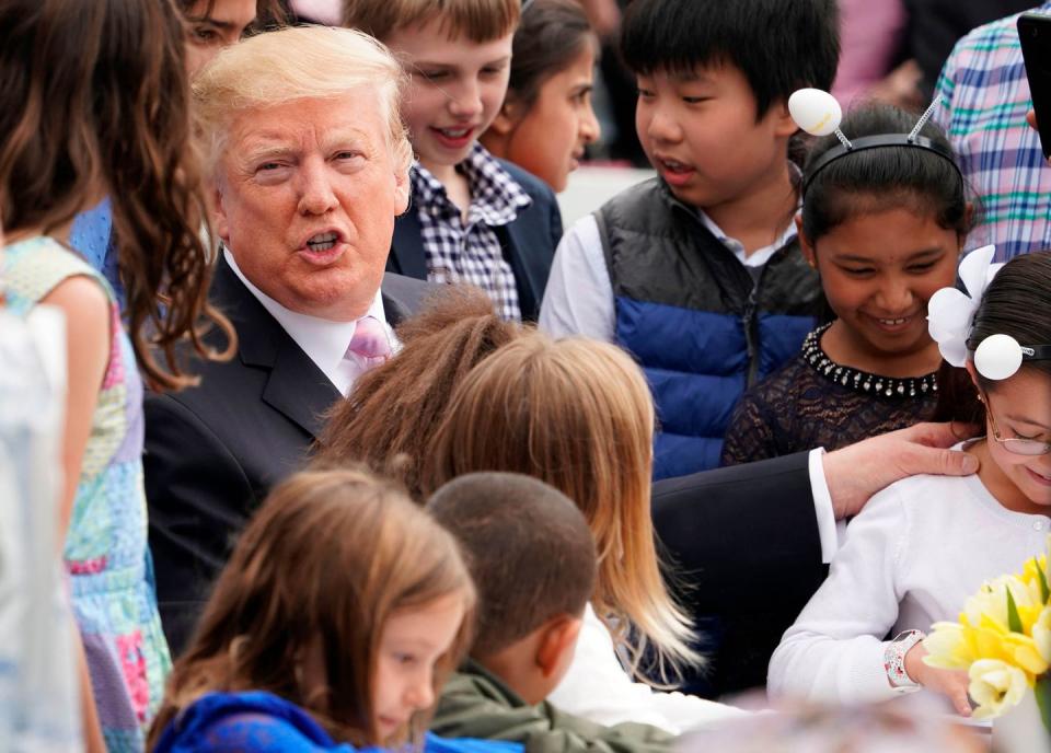 The Annual Easter Egg Roll at Trump's White House Was a Very Weird Scene