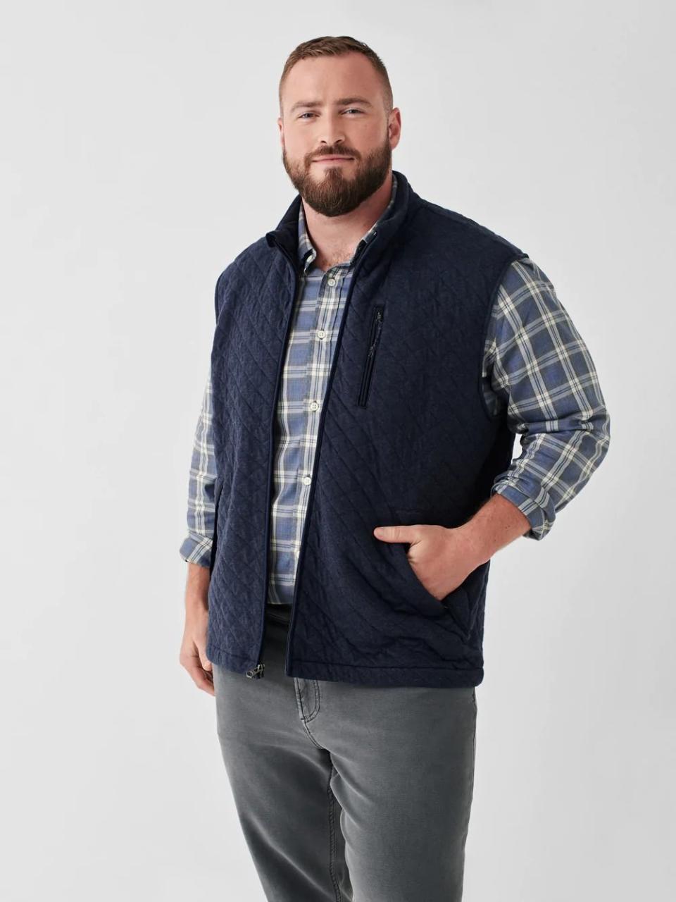 <p><a href="https://go.redirectingat.com?id=74968X1596630&url=https%3A%2F%2Ffahertybrand.com%2Fproducts%2Fepic-quilted-fleece-vest-navy-melange-1%3Fvariant%3D40176755802181&sref=https%3A%2F%2Fwww.menshealth.com%2Fstyle%2Fg34834786%2Fbest-winter-vests-for-men%2F" rel="nofollow noopener" target="_blank" data-ylk="slk:Shop Now;elm:context_link;itc:0;sec:content-canvas" class="link ">Shop Now</a></p><p>Epic Quilted Fleece Vest</p><p>fahertybrand.com</p><p>$148.00</p>