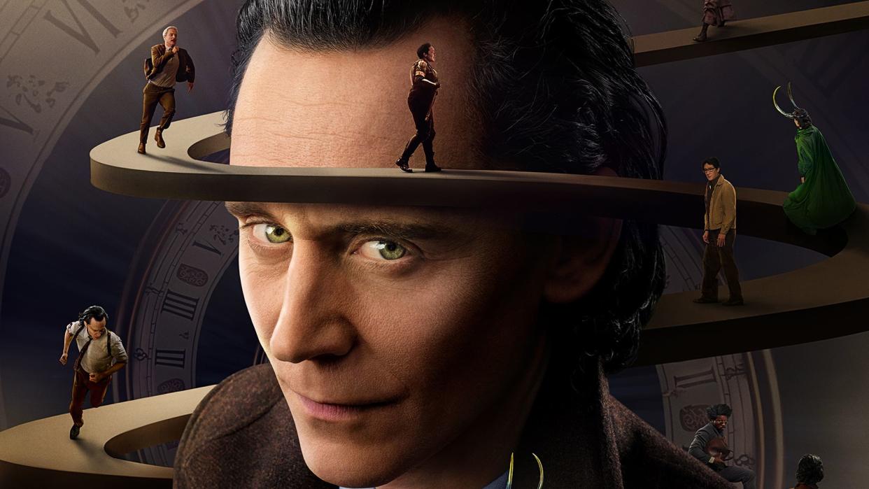  Tom Hiddleston in Loki season 2 poster. 