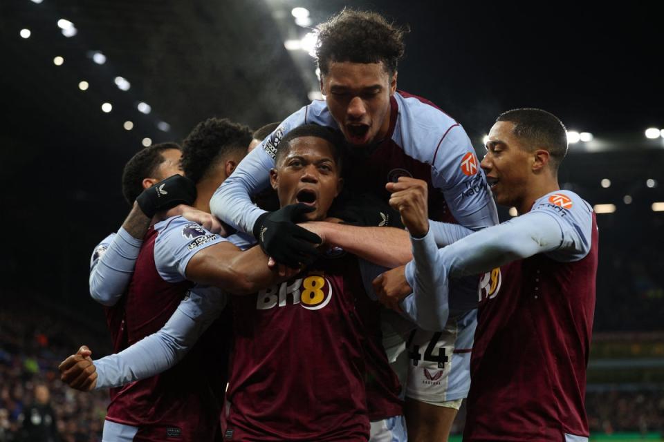 Aston Villa are on a 14-match winning run at home in the Premier League (AFP via Getty Images)