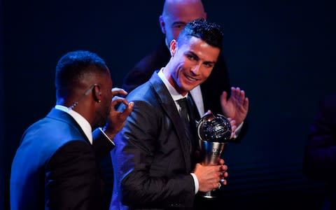 Ronaldo and Elba - Credit: AFP