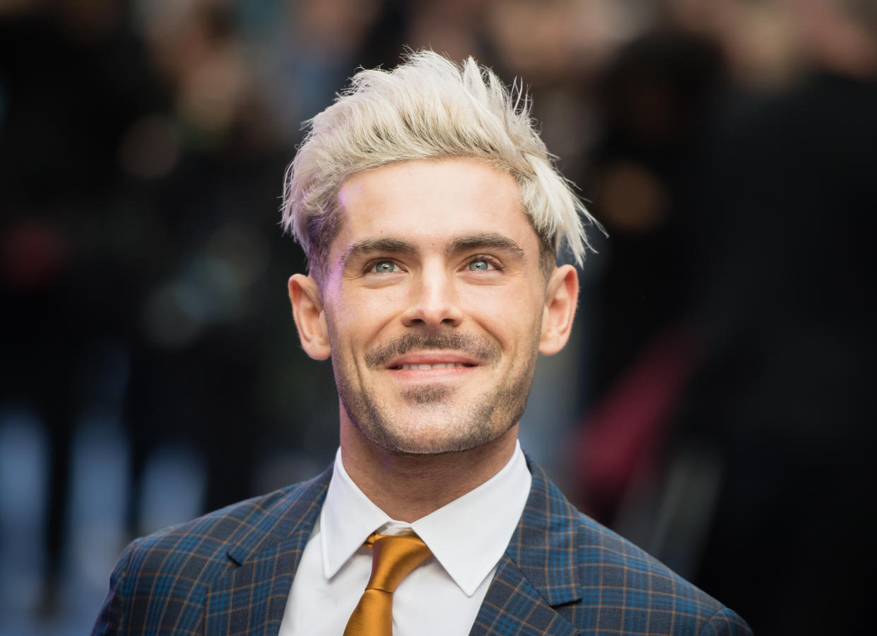 LONDON, ENGLAND – APRIL 24: Zac Efron attends the “Extremely Wicked, Shockingly Evil and Vile” European premiere at The Curzon Mayfair on April 24, 2019 in London, England. (Photo by Samir Hussein/Samir Hussein/WireImage)