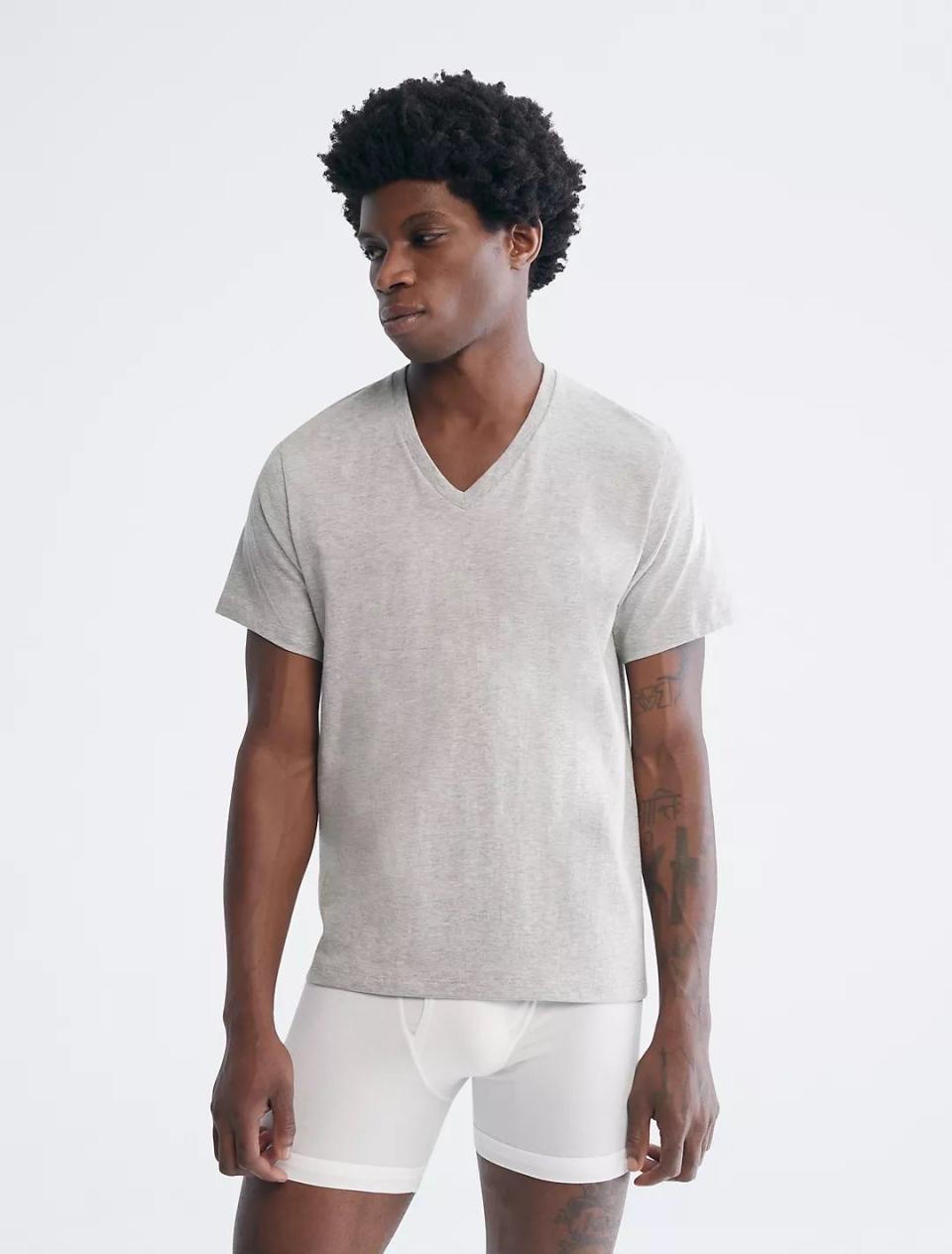 <p><a href="https://go.redirectingat.com?id=74968X1596630&url=https%3A%2F%2Fwww.calvinklein.us%2Fen%2Fcotton-classic-fit-5-pack-v-neck-t-shirt%2F62061431.html&sref=https%3A%2F%2Fwww.esquire.com%2Fstyle%2Fmens-fashion%2Fg32734723%2Fbest-v-neck-t-shirts%2F" rel="nofollow noopener" target="_blank" data-ylk="slk:Shop Now;elm:context_link;itc:0;sec:content-canvas" class="link ">Shop Now</a></p><p>Cotton Classics V-Neck T-Shirt (5-Pack)</p><p>calvinklein.us</p><p>$55.60</p>