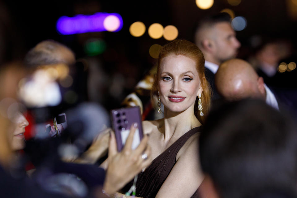 Jessica Chastain at the Zurich Festival, October 1 (Photo: Joshua Summer/Getty Images for ZFF)
