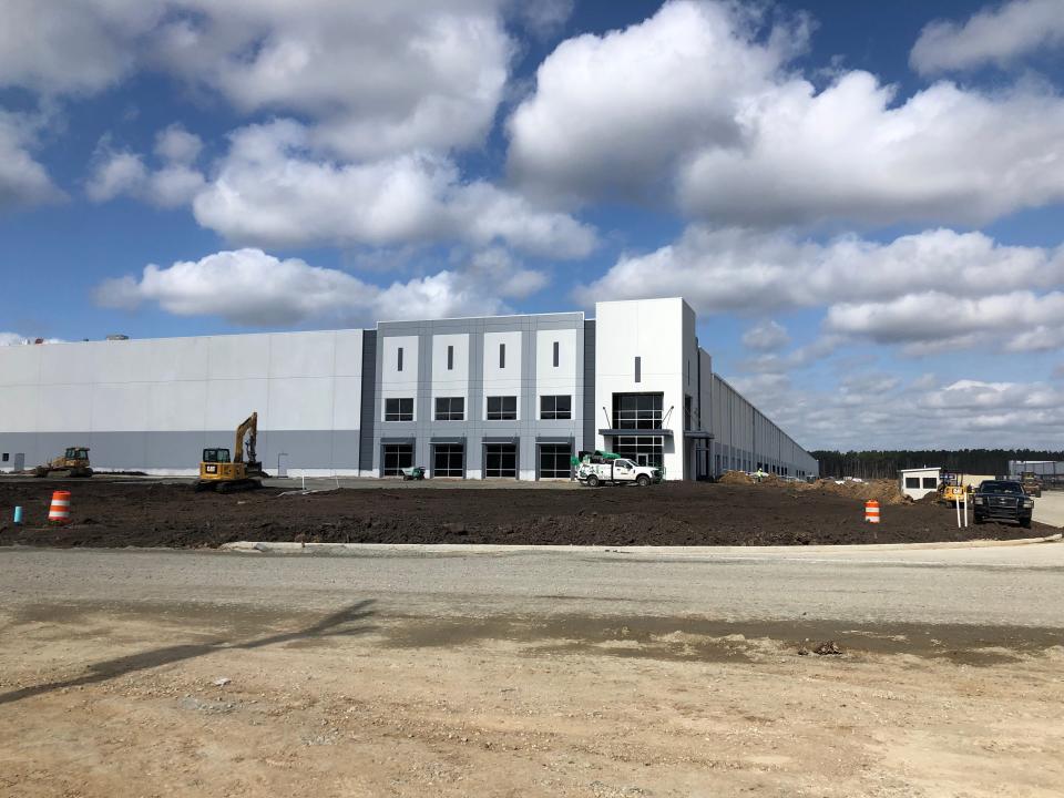 The Serena & Lily distribution center on Highway 21 is one of many industrial properties in Effingham County.