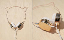 These sassy, rose-gold headphones are perfect for tuning out the world.To buy: $40; urbanoutfitters.com