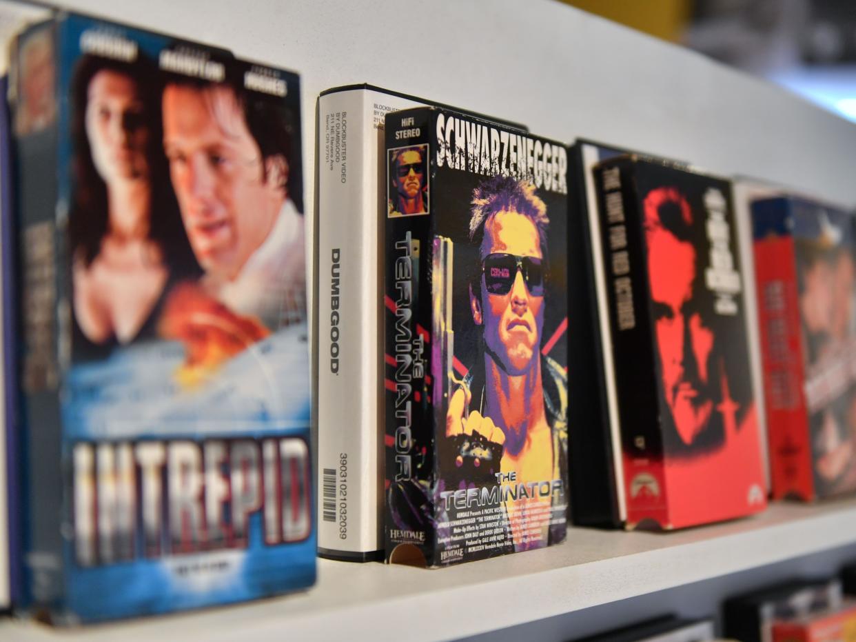 <p>VHS films for rent</p> (Erik Pendzich/Shutterstock)