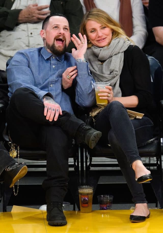 Cameron Diaz and Benji Madden