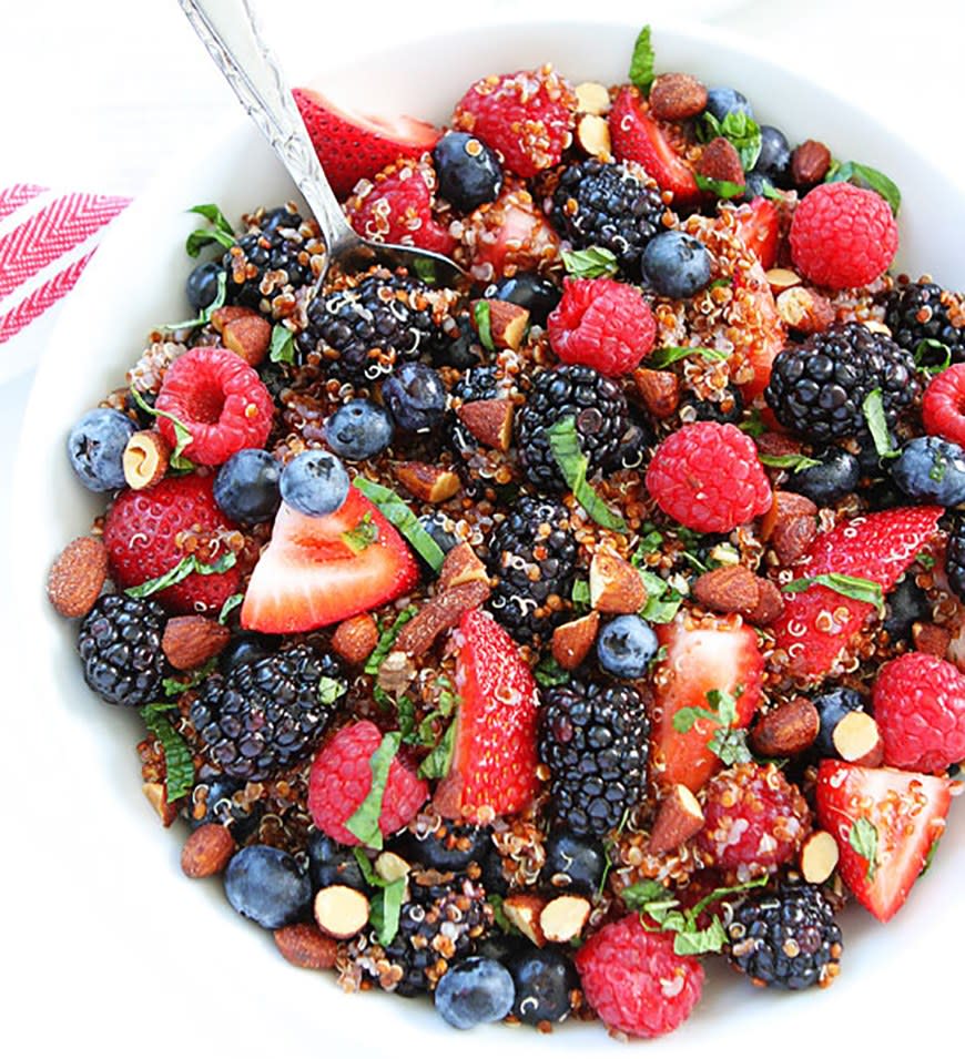 Berry Quinoa Salad from Two Peas & Their Pod