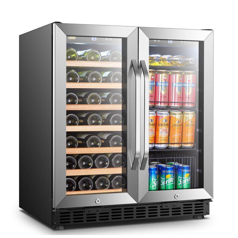 9) Dual Zone Freestanding Wine and Beverage Refrigerator