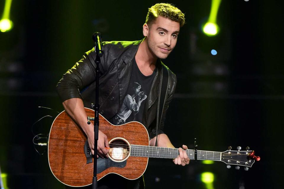 <p>Ethan Miller/Getty</p> Nick Fradiani