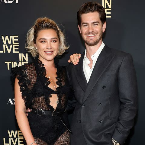 <p>Marleen Moise/Getty</p> Florence Pugh and Andrew Garfield