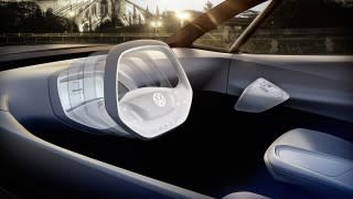 Volkswagen I.D. electric car concept, 2016 Paris auto show